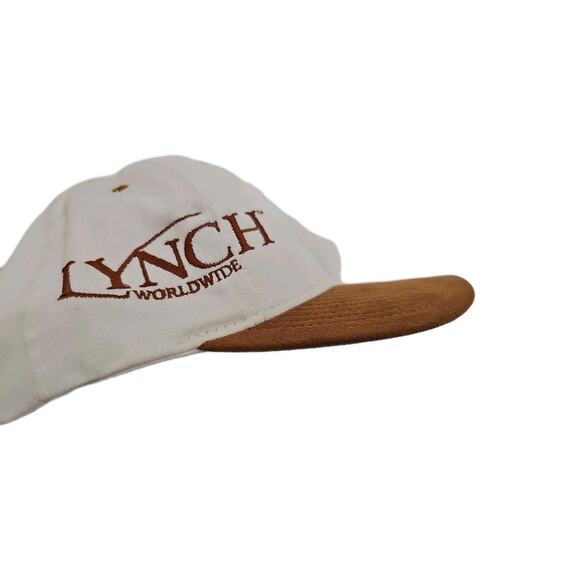 Vintage Lynch Worldwide Turkey Hat Snapback Embroidered Cap White Adjustable - Picture 2 of 3